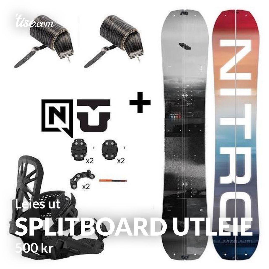 Splitboard utleie