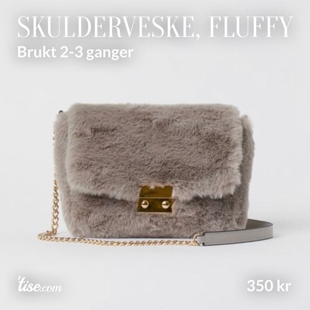 Skulderveske fluffy