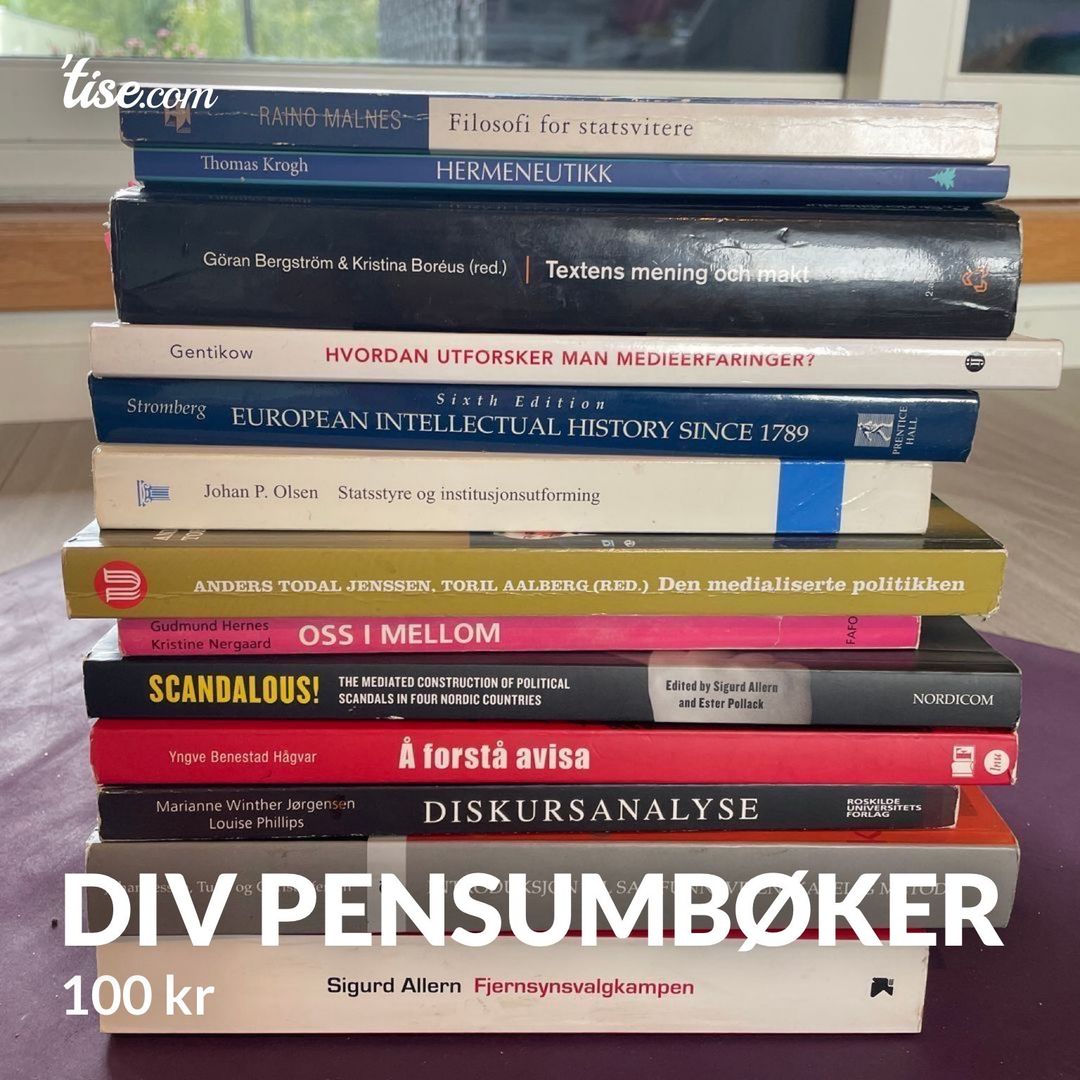 Div Pensumbøker