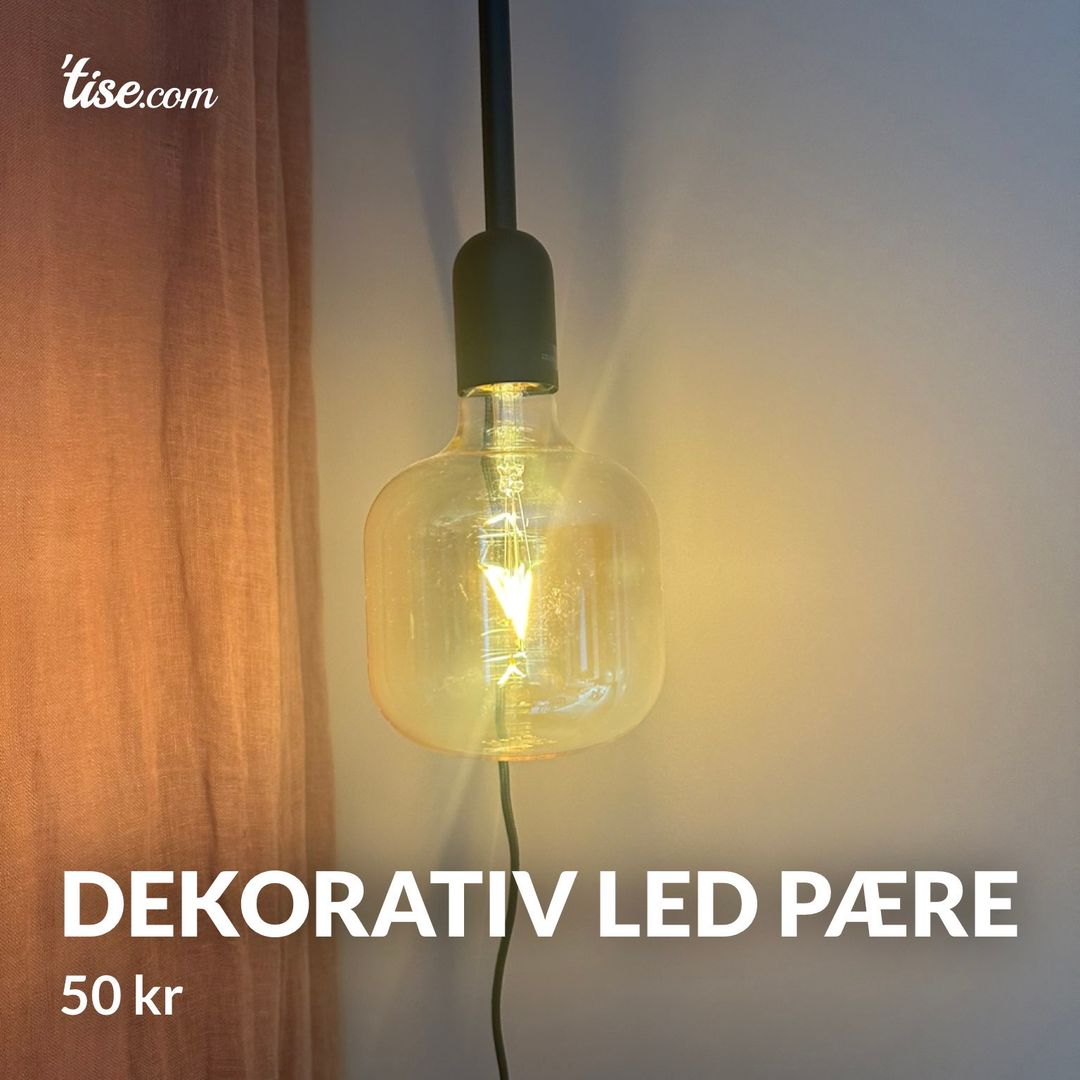 Dekorativ LED pære