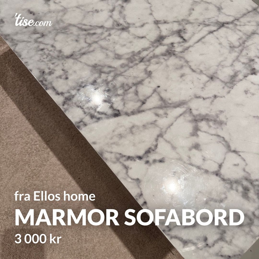 Marmor Sofabord