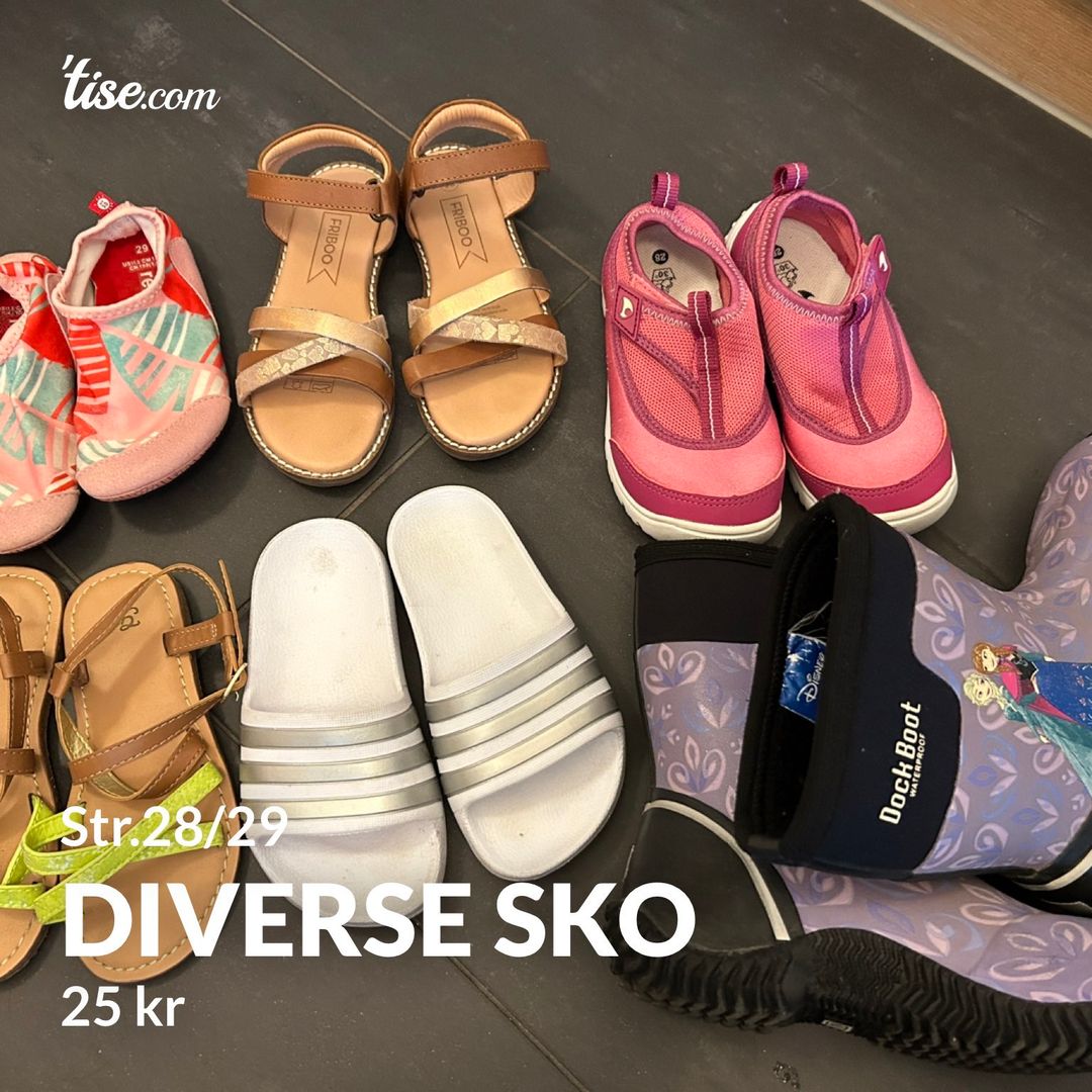 Diverse sko