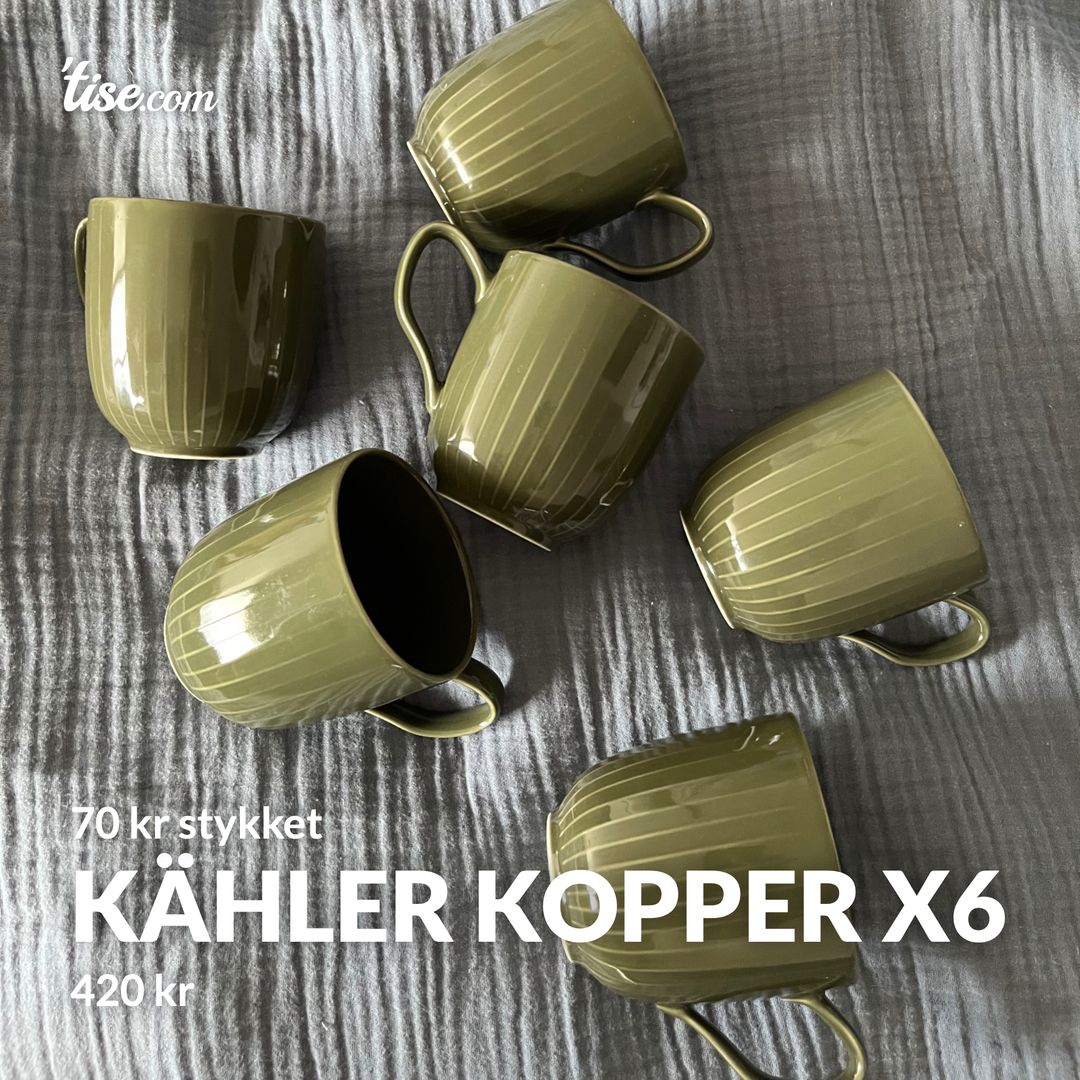 Kähler kopper x6