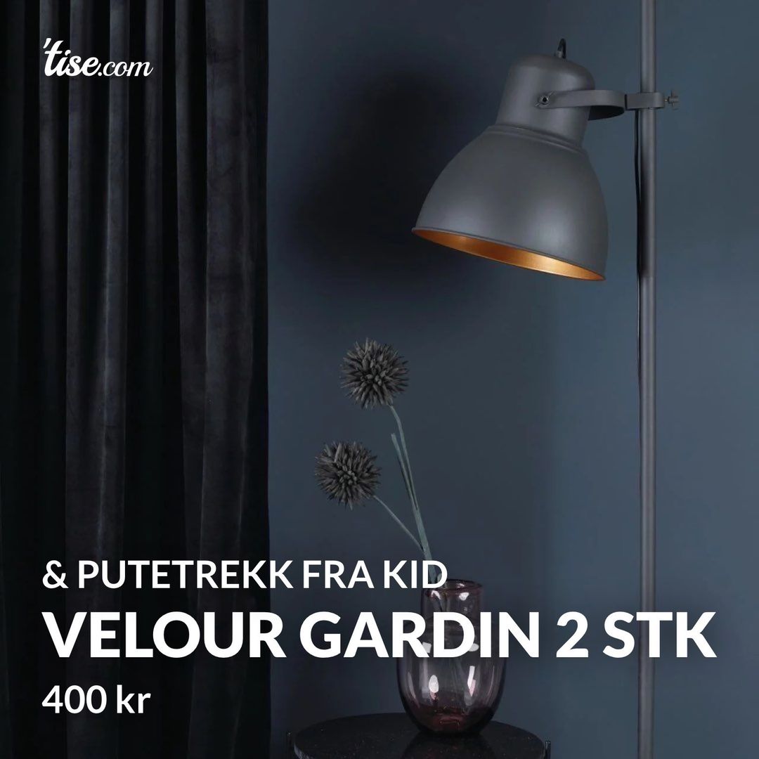 VELOUR GARDIN 2 STK