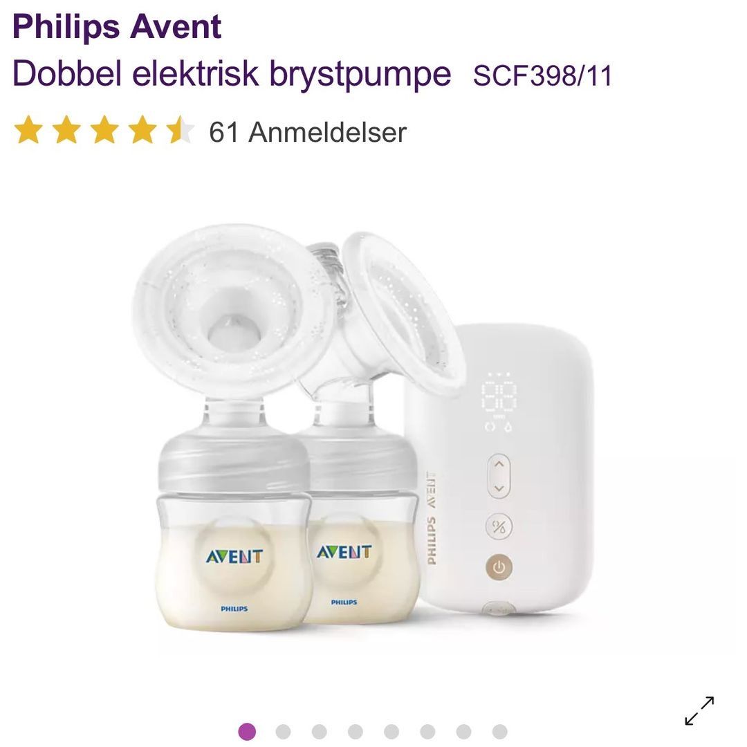 Avent brystpumpe