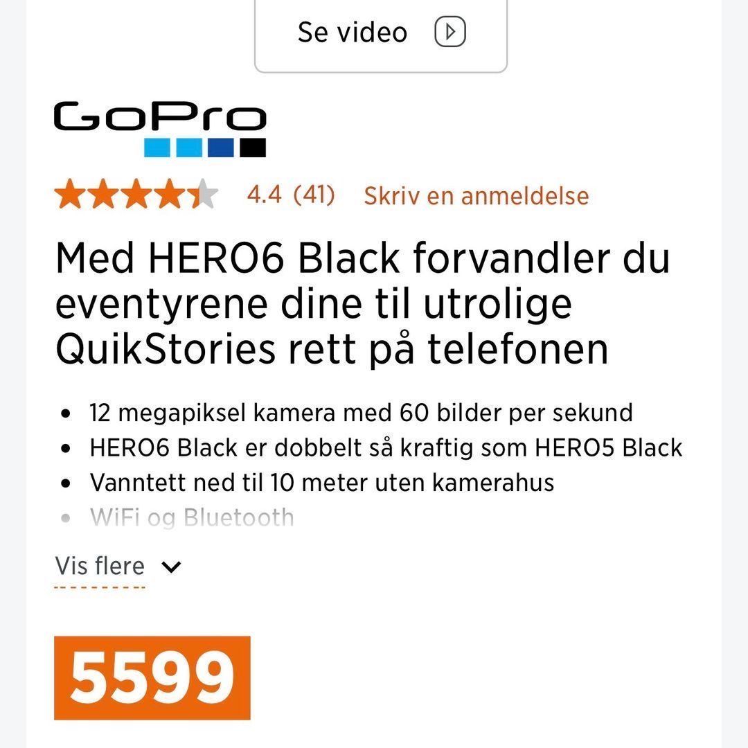 GoPro Hero 6