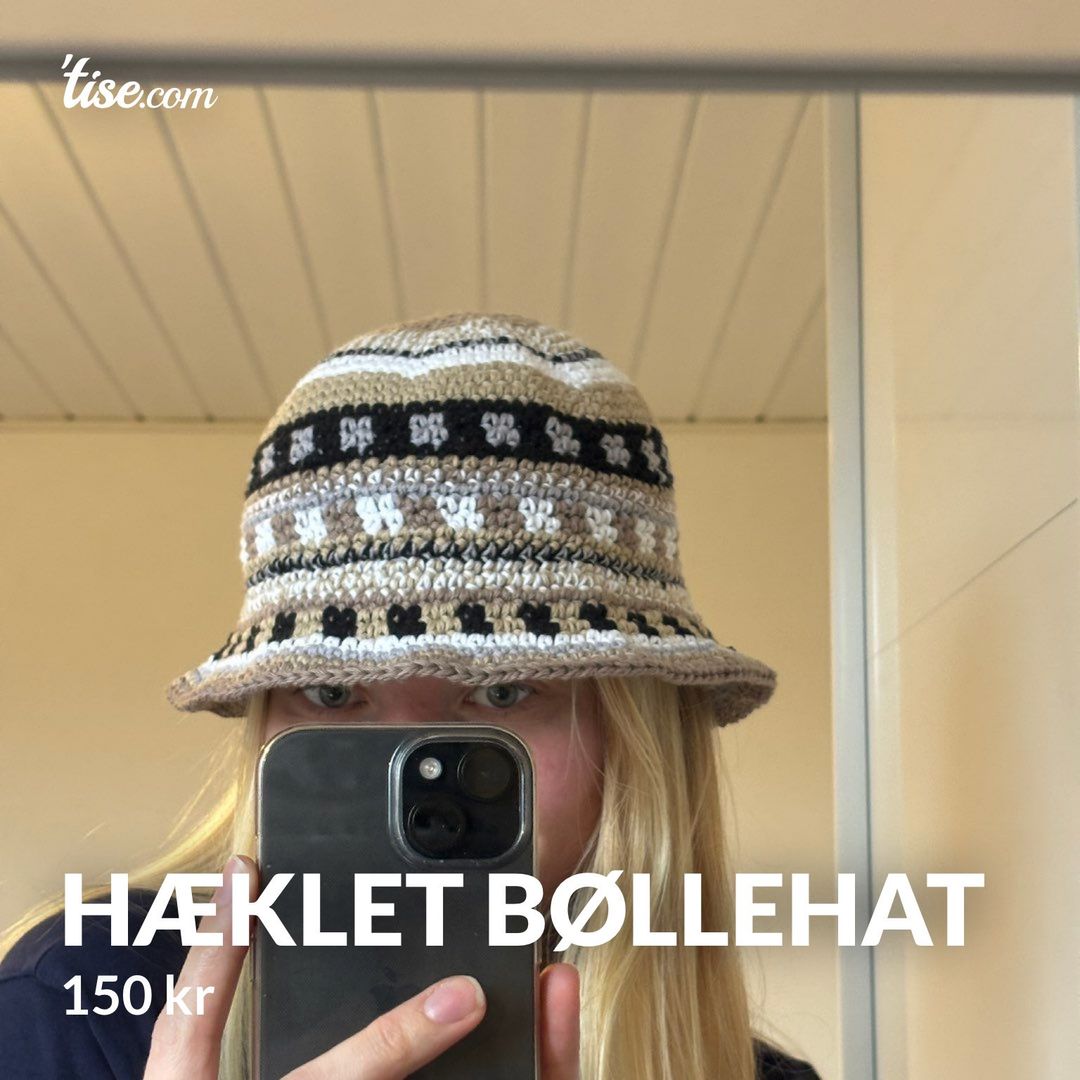 Hæklet bøllehat