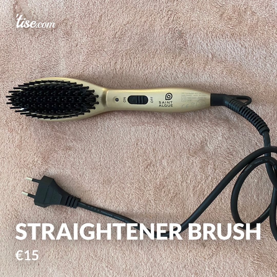 straightener brush