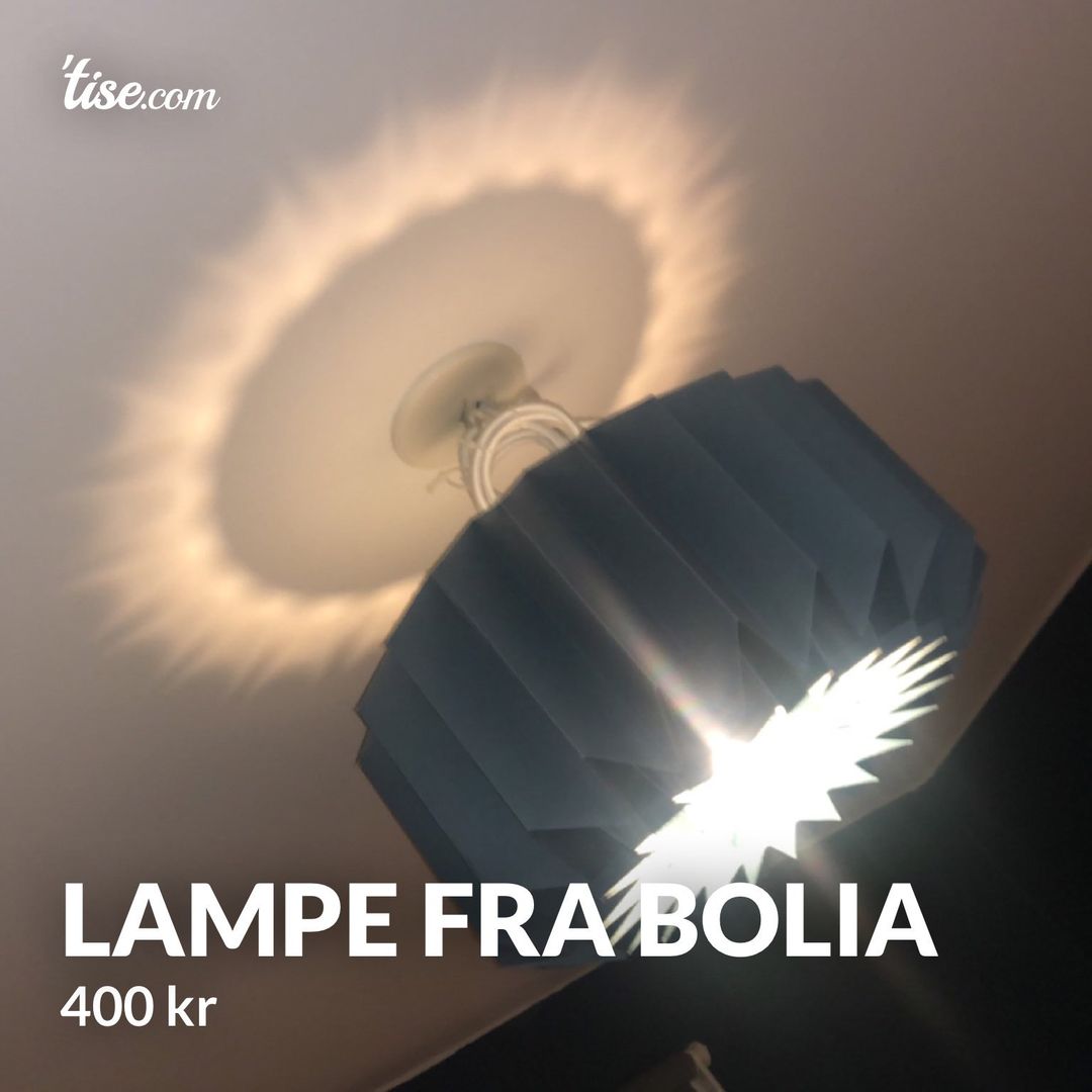 Lampe fra bolia