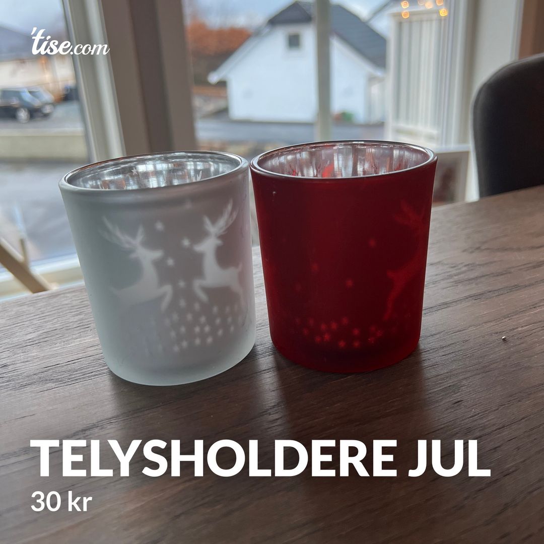 Telysholdere jul