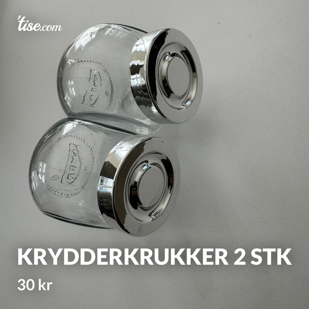 Krydderkrukker 2 stk