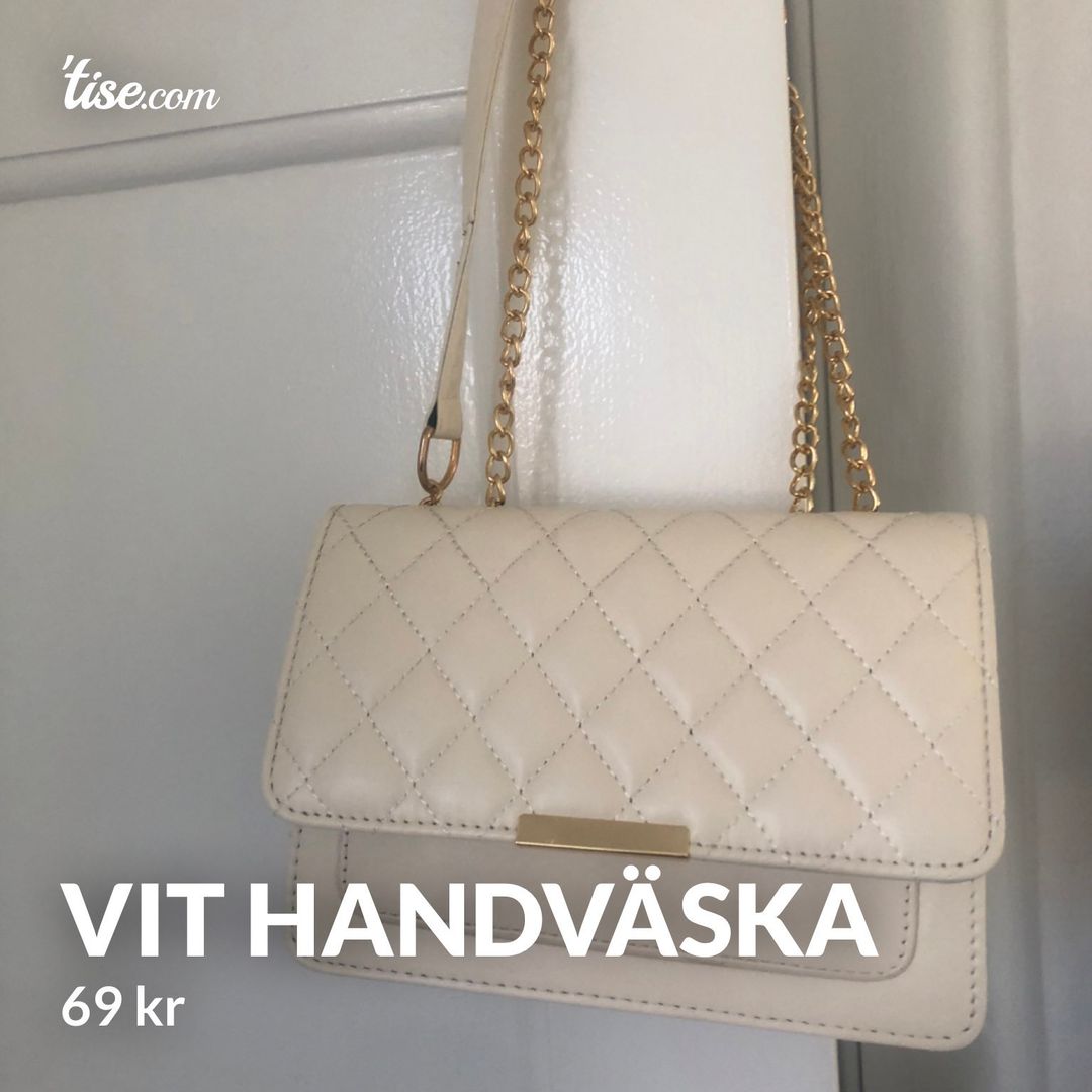 Vit handväska