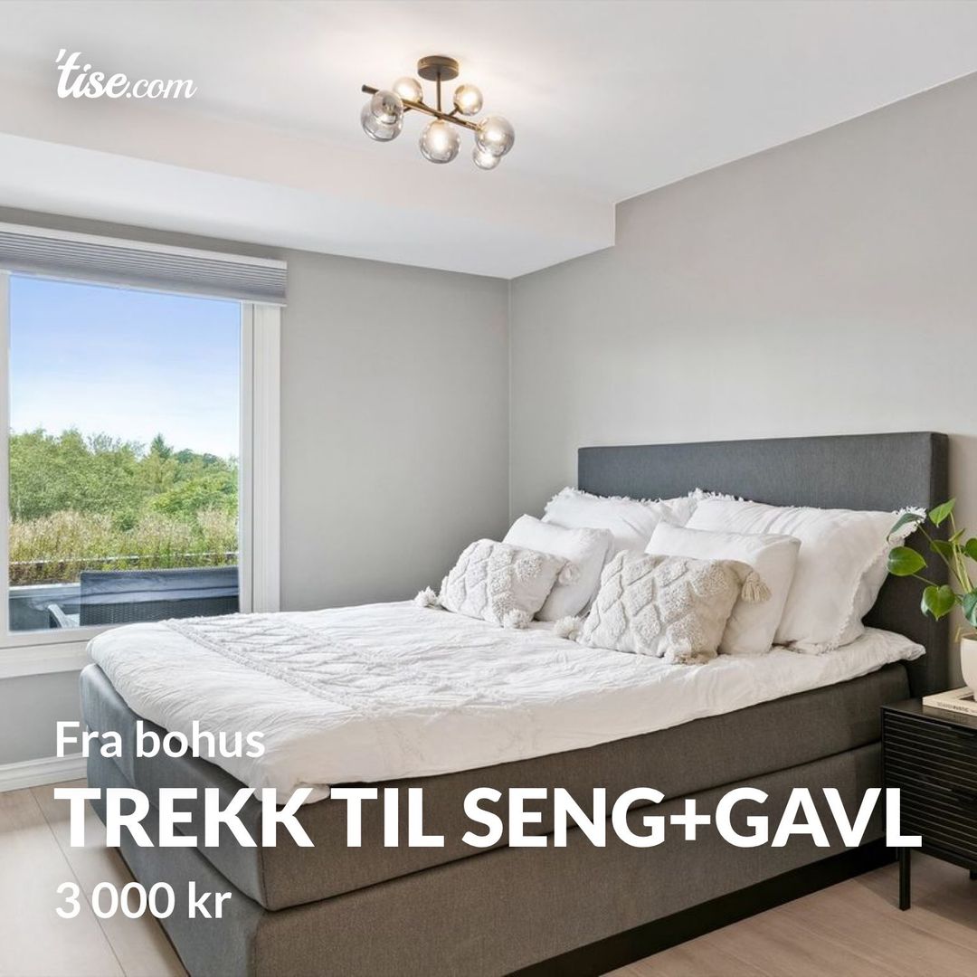 Trekk til seng+gavl