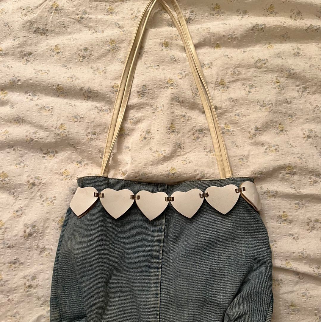 Vintage denim veske