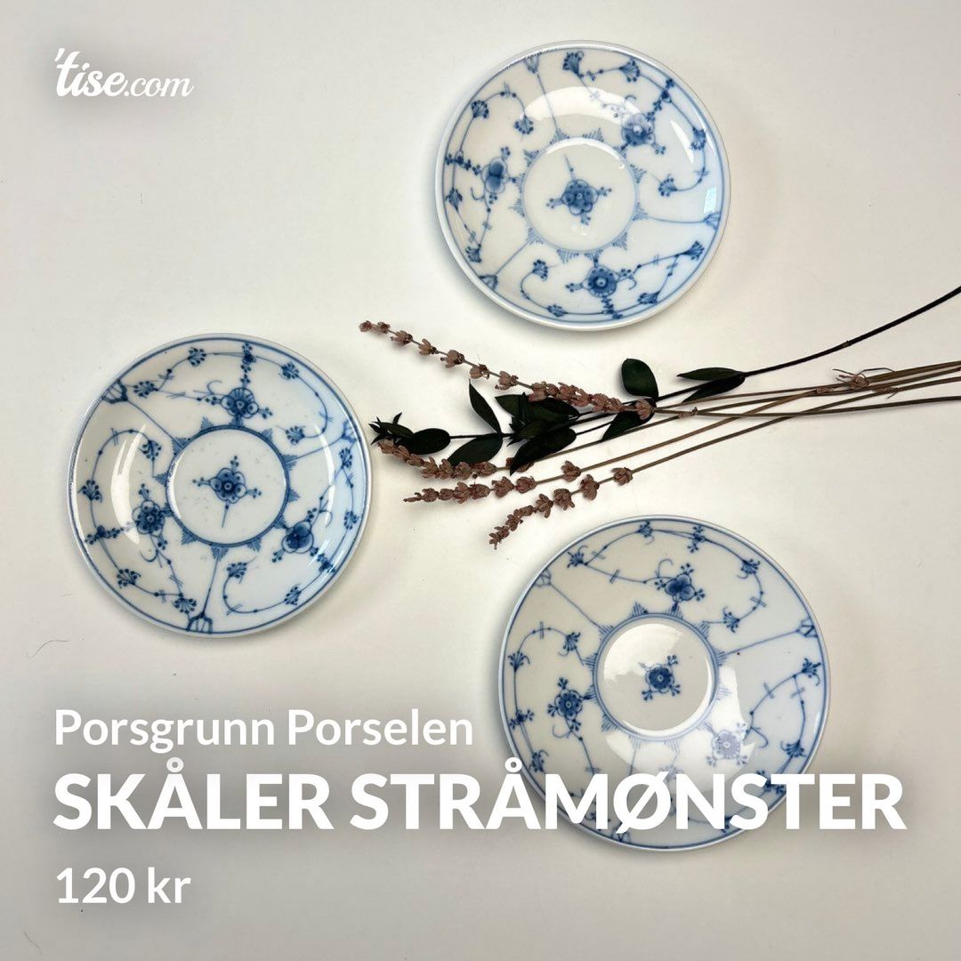 Skåler stråmønster