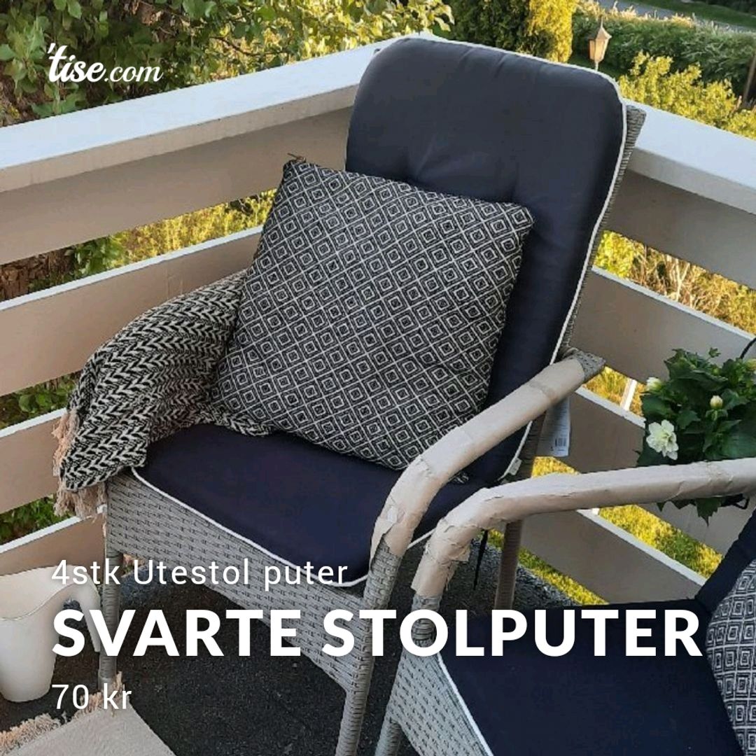 Svarte stolputer