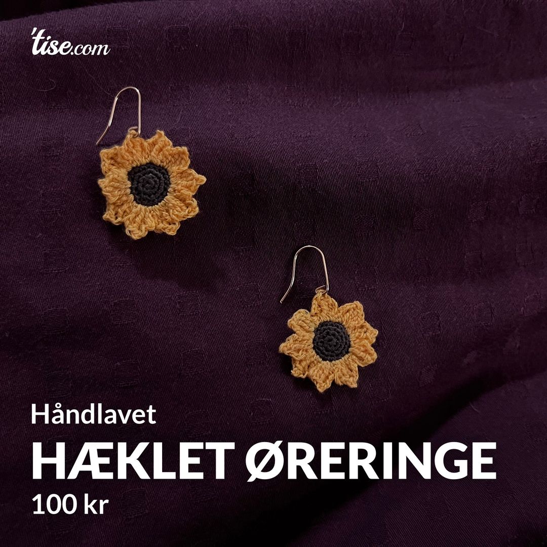 Hæklet øreringe