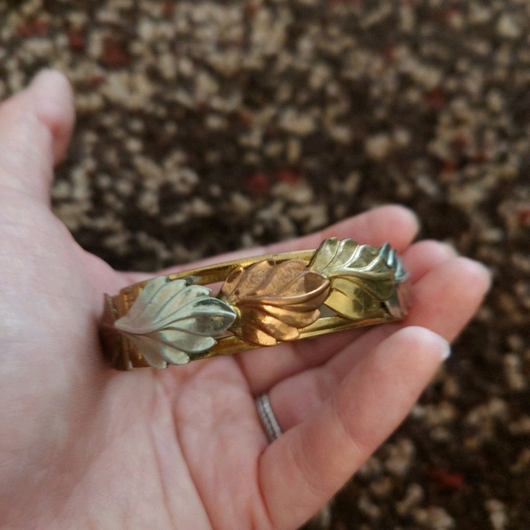 Copper Leaf Bracelet