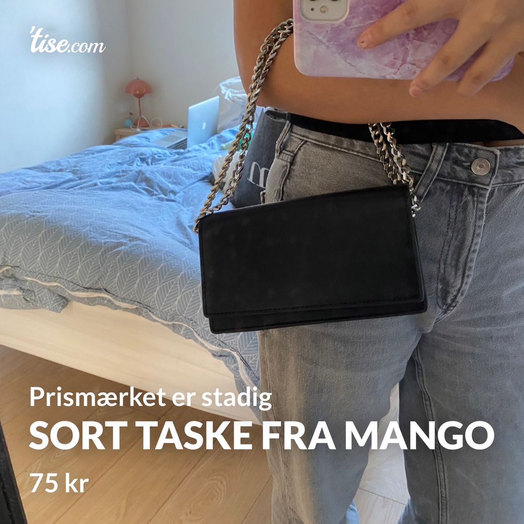 Sort taske fra mango