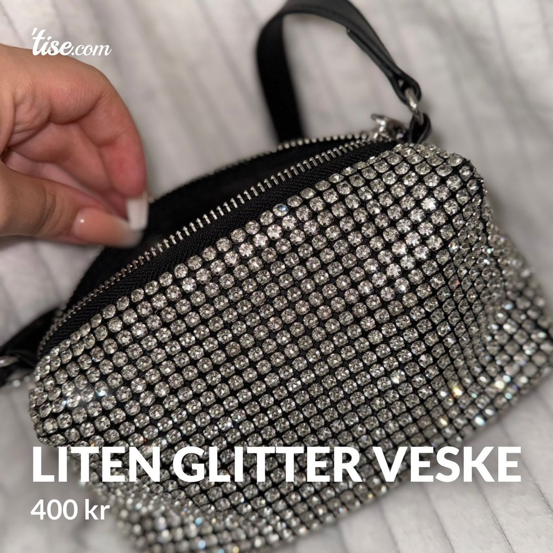 Liten glitter veske