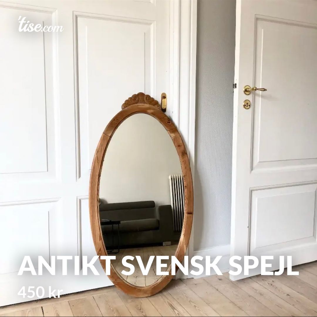 Antikt svensk spejl