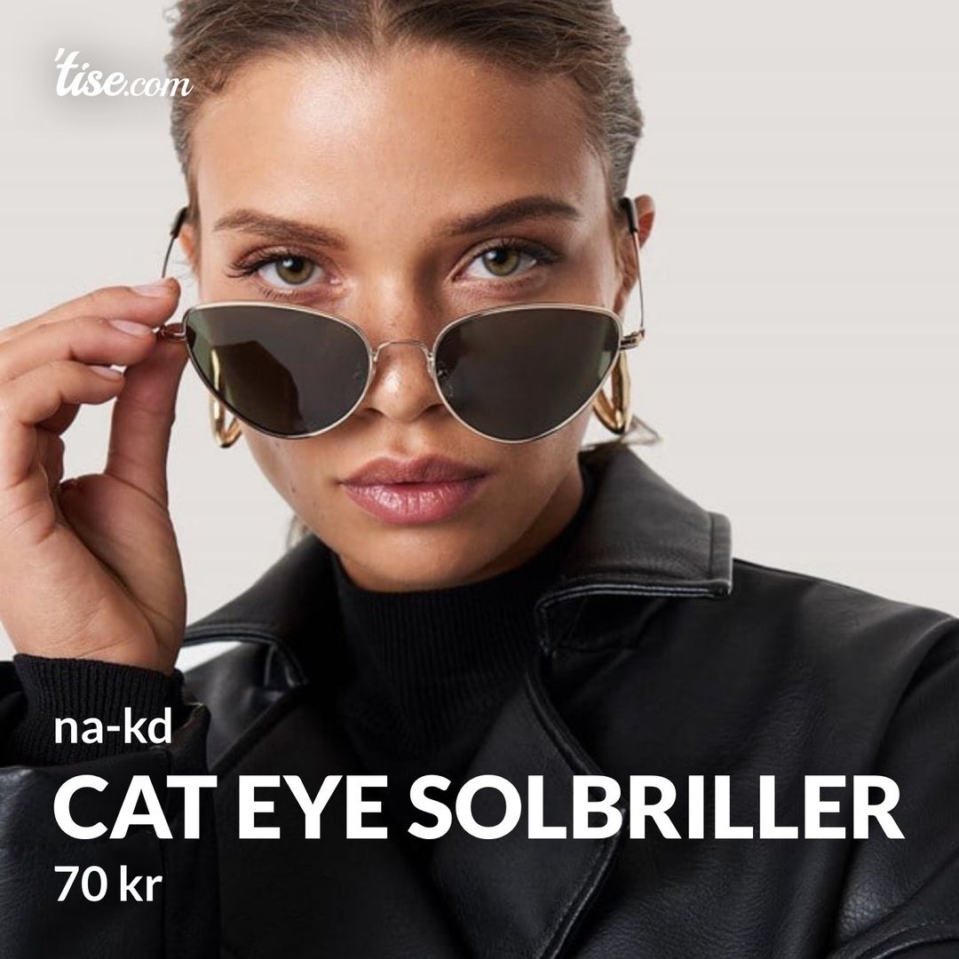 Cat eye solbriller