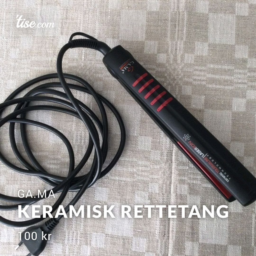 Keramisk rettetang