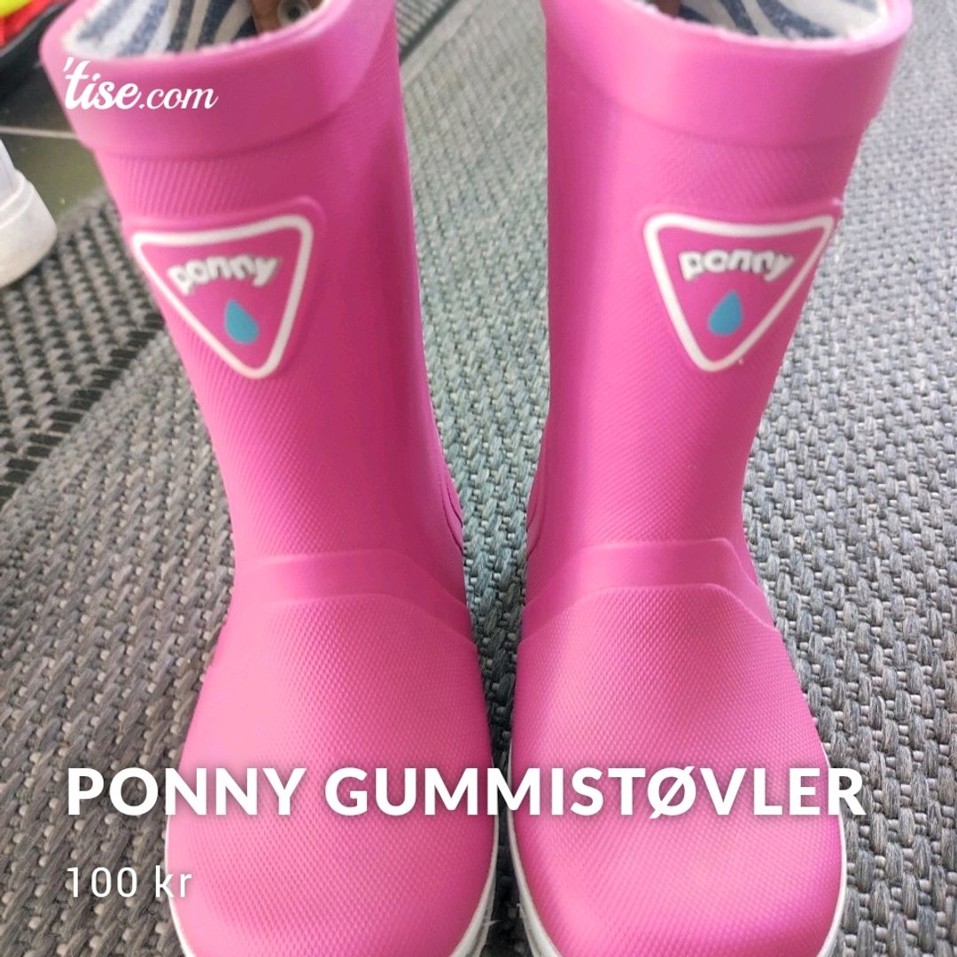 Ponny Gummistøvler