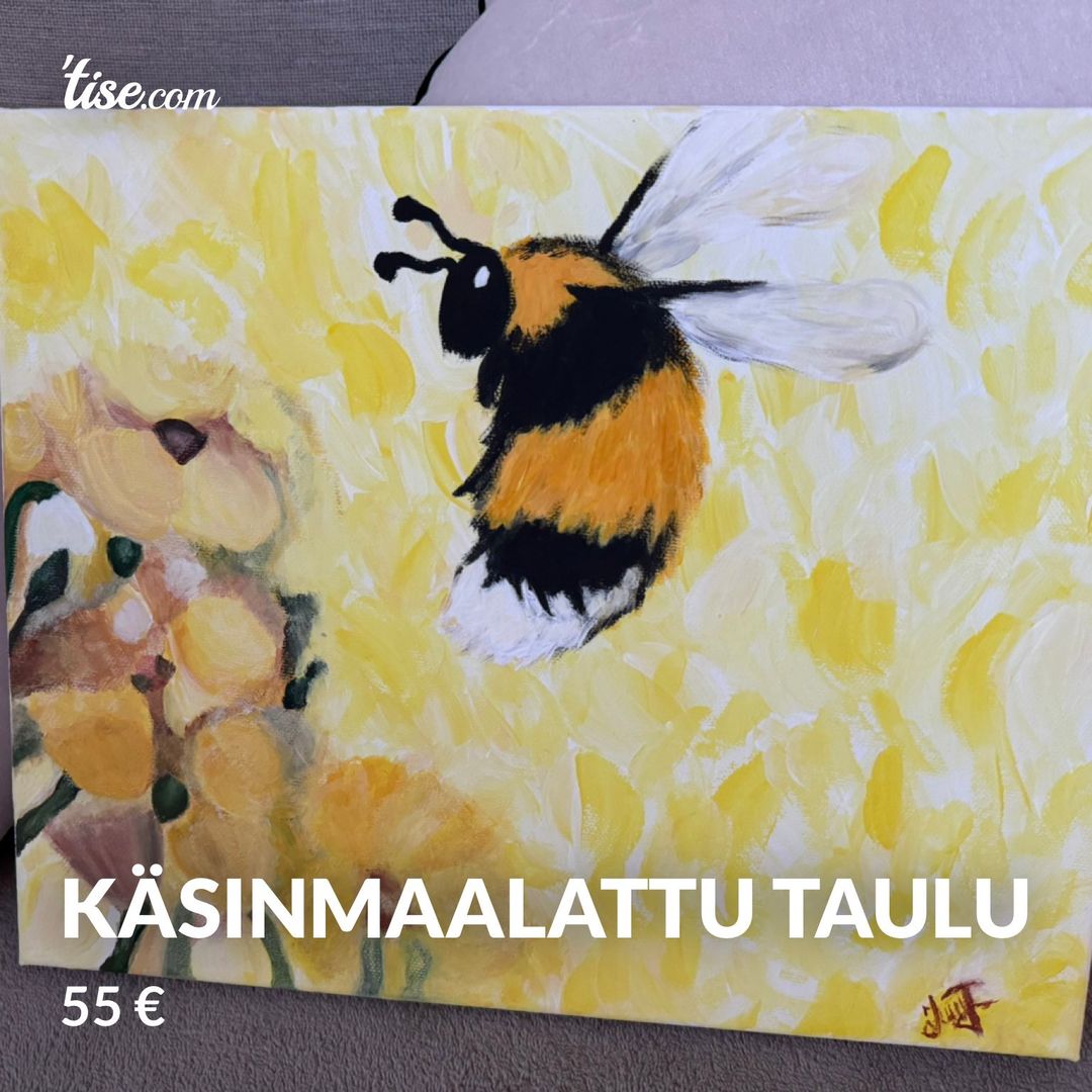 Käsinmaalattu taulu