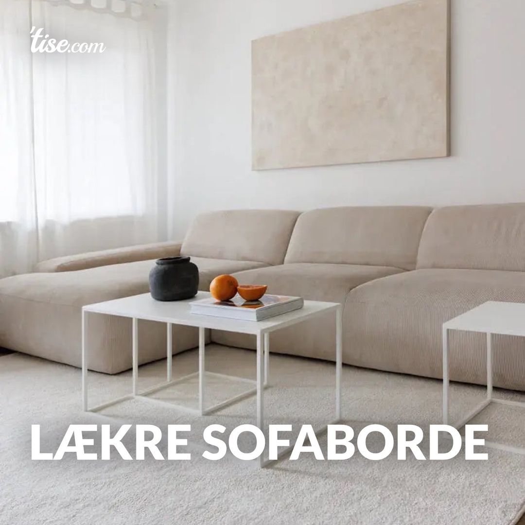 Lækre sofaborde