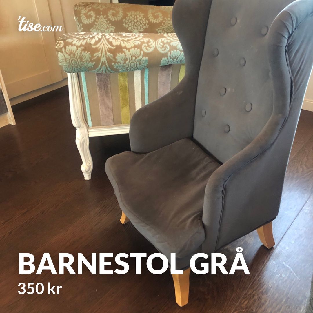 Barnestol grå