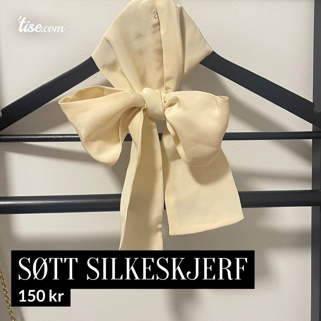 Søtt silkeskjerf