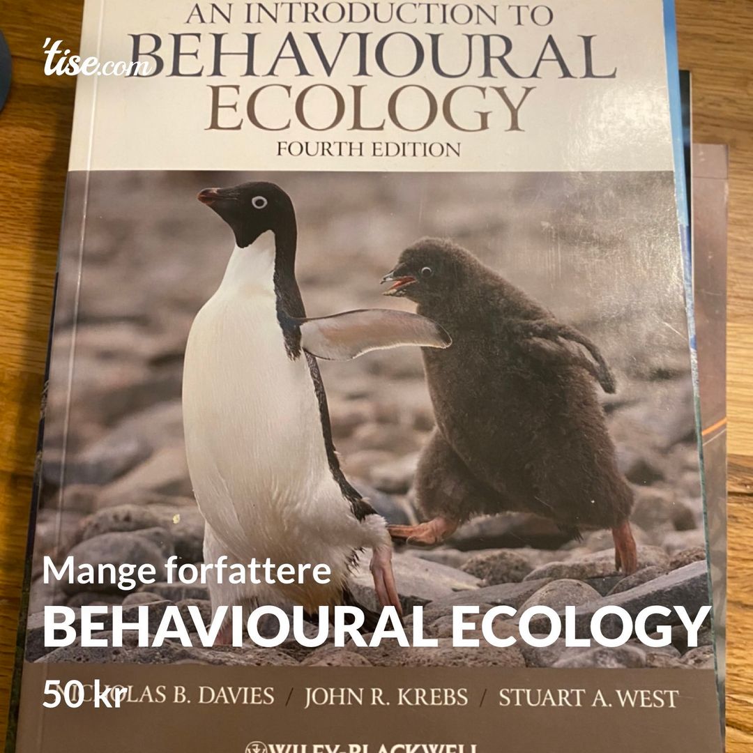 Behavioural ecology