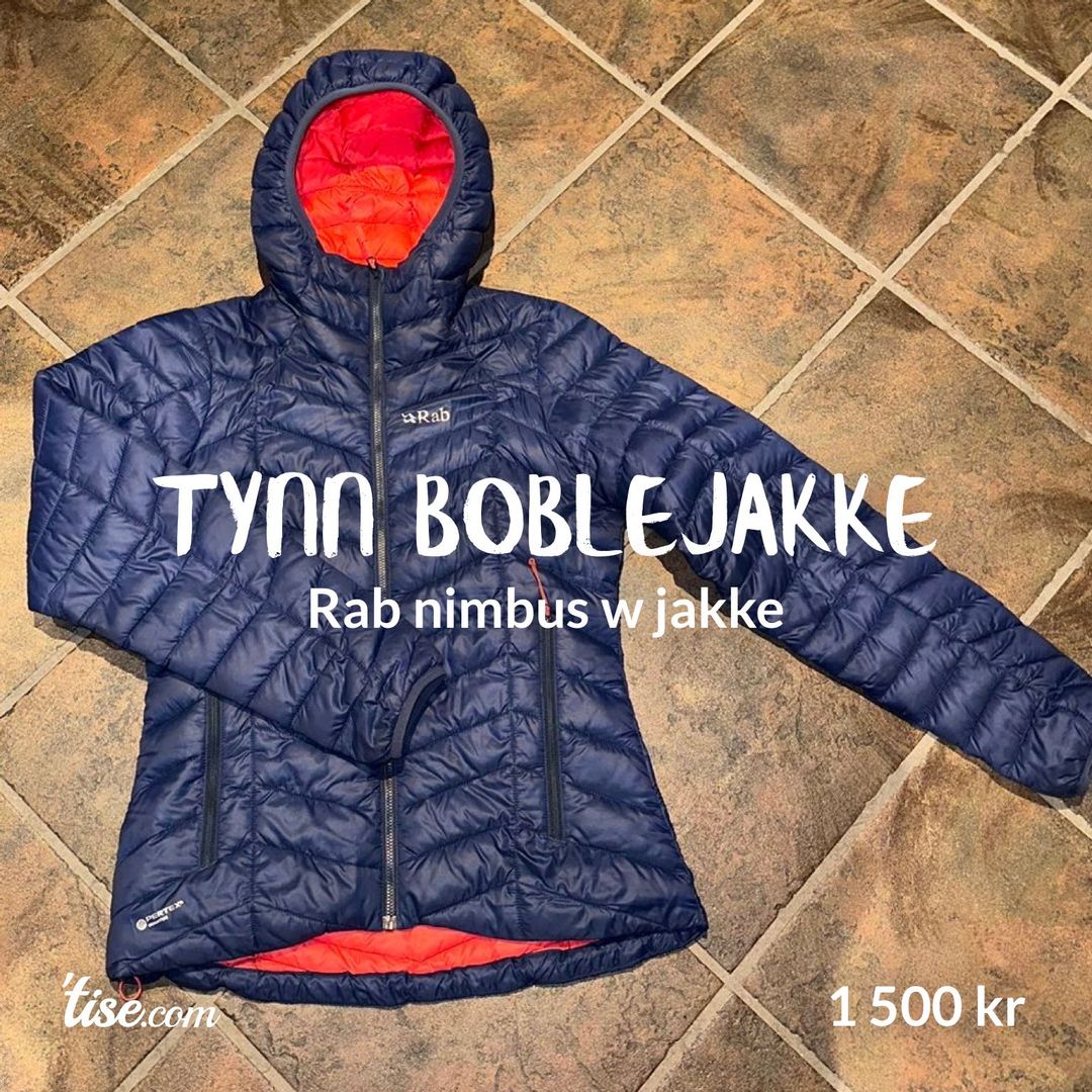 Tynn boblejakke