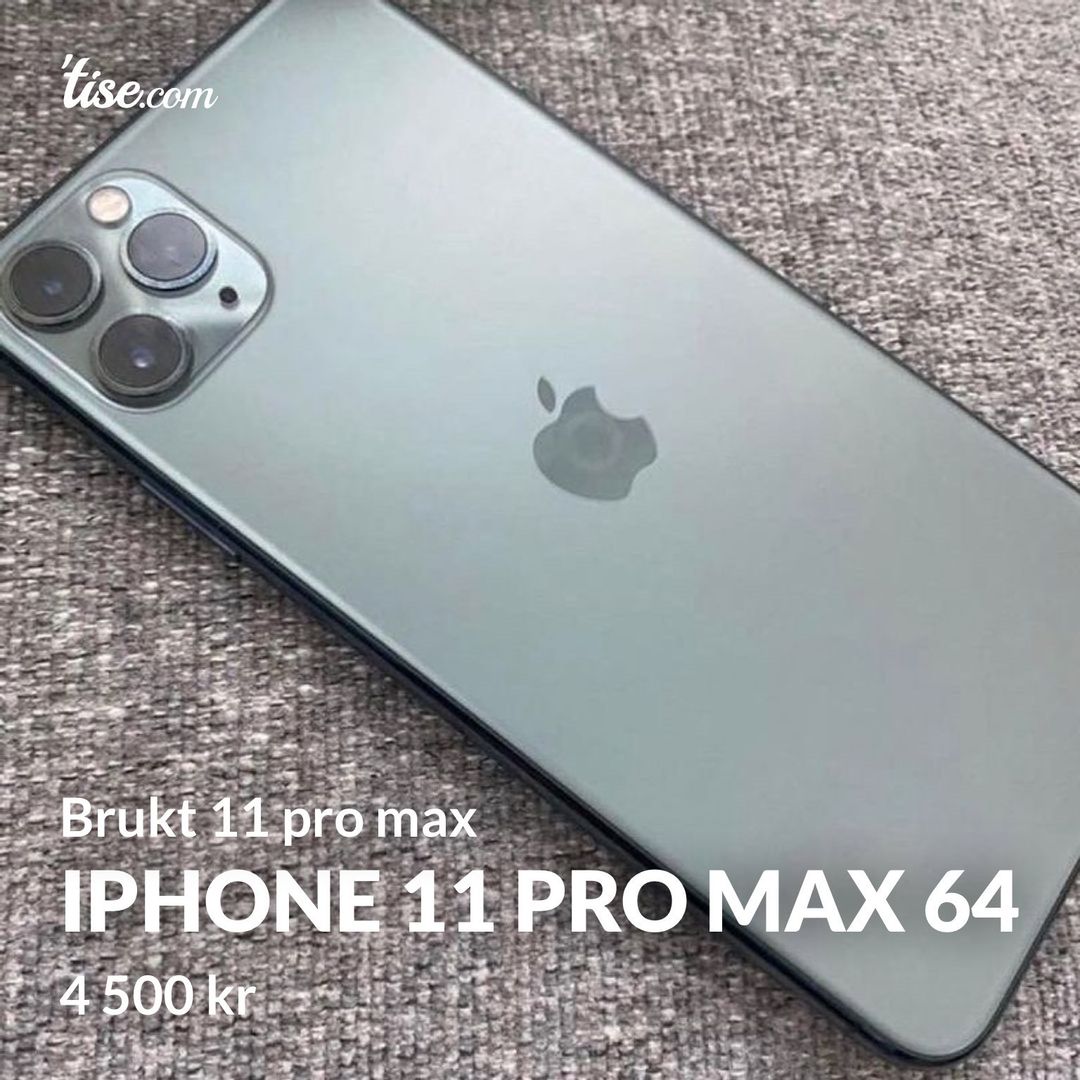 Iphone 11 pro max 64