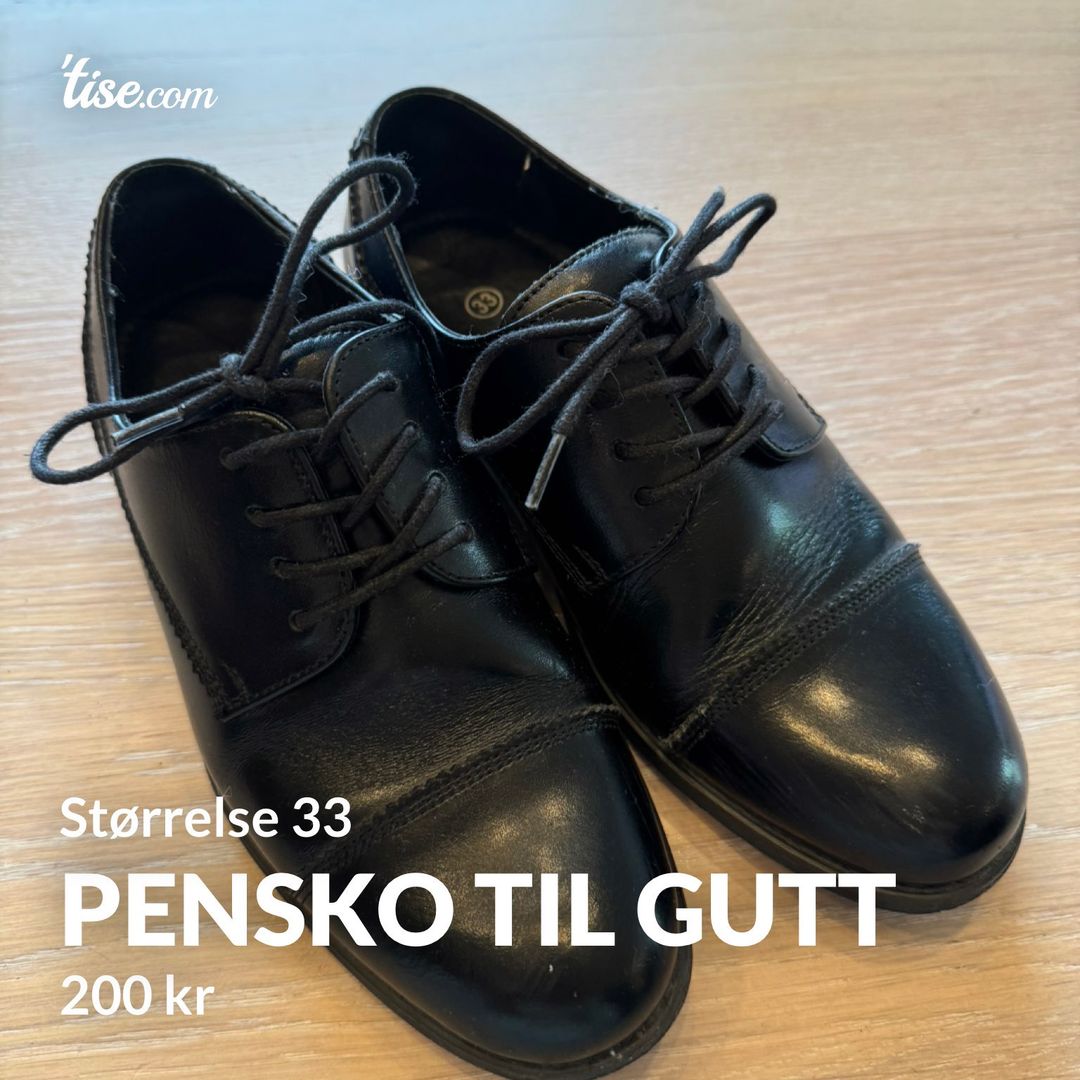 Pensko til gutt