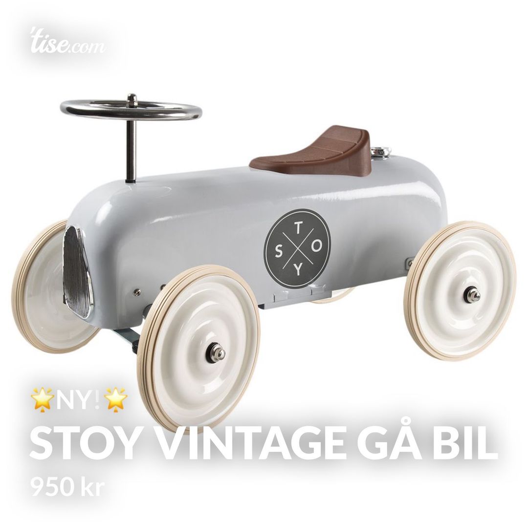 STOY Vintage Gå Bil