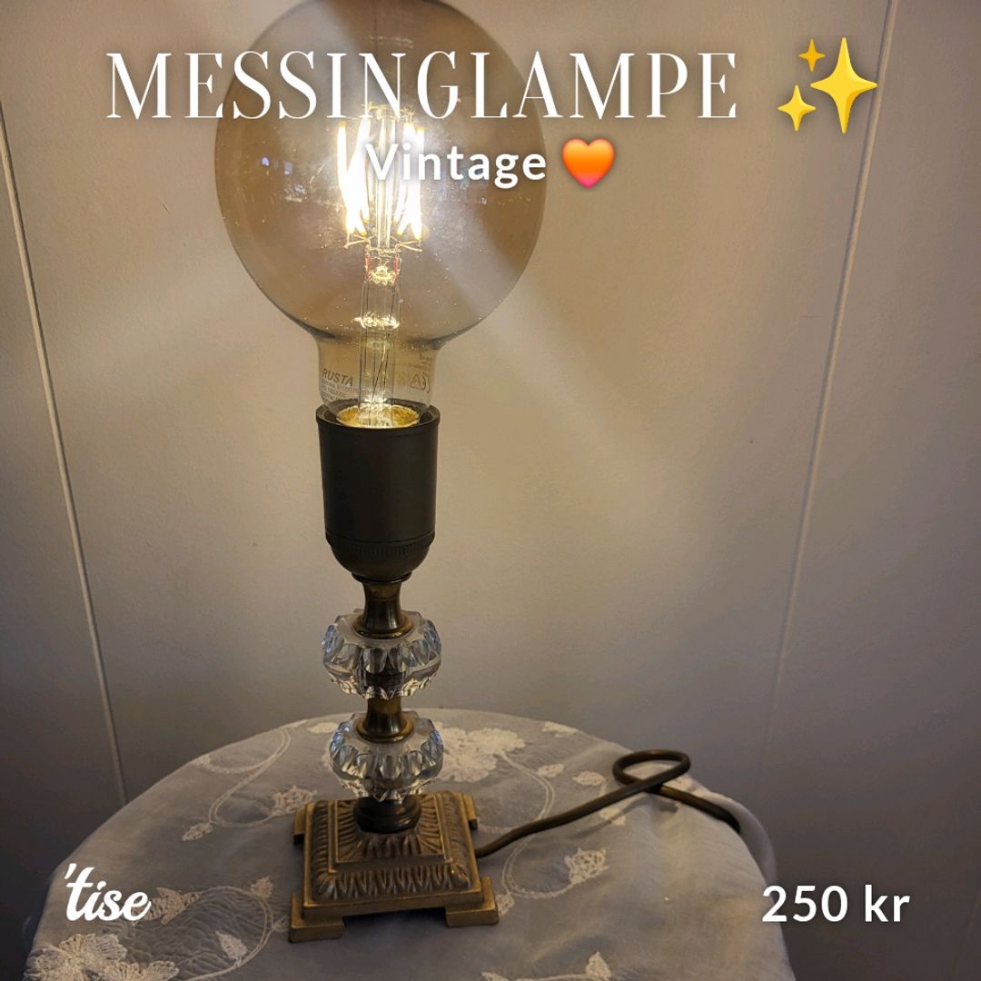 Messinglampe ✨️