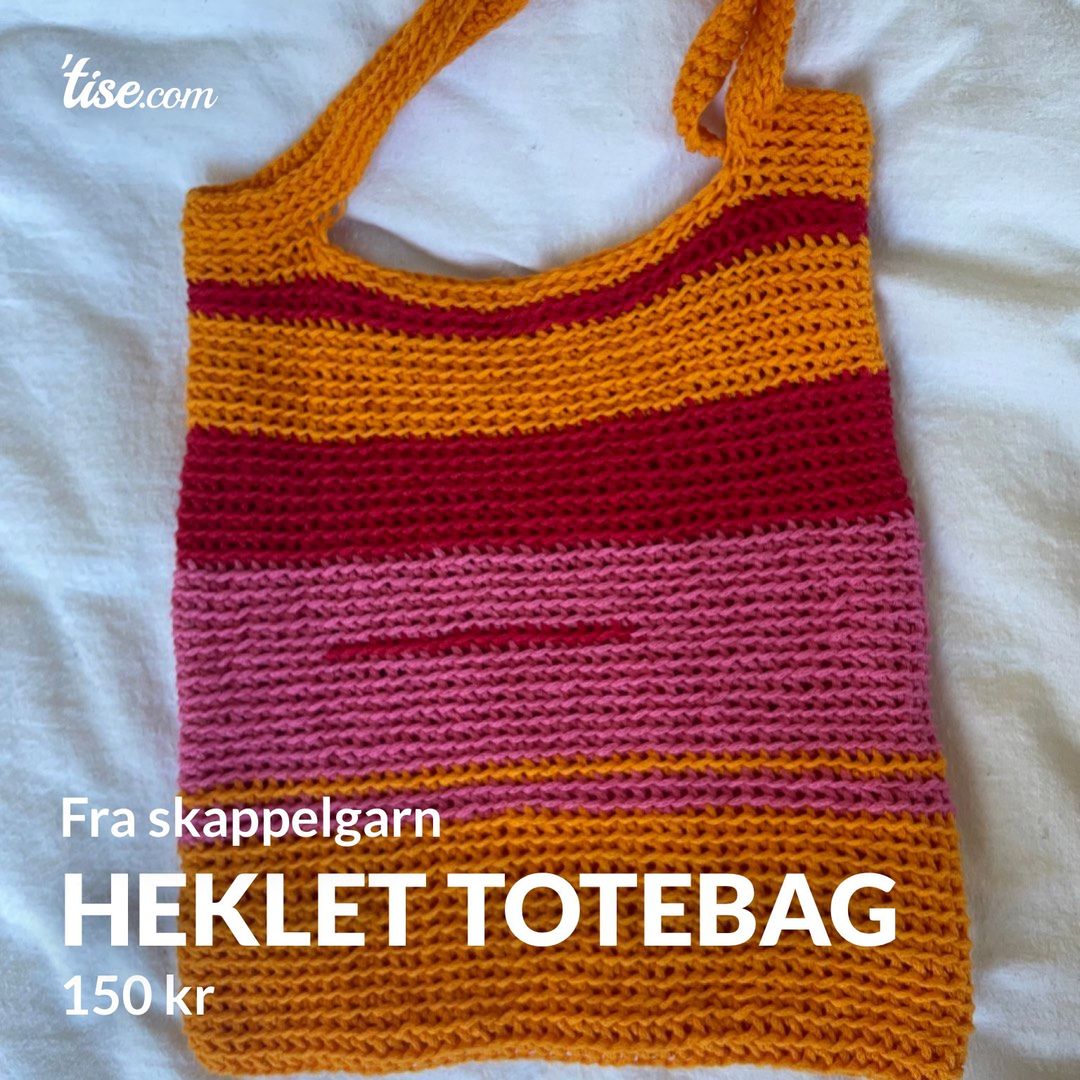 Heklet totebag