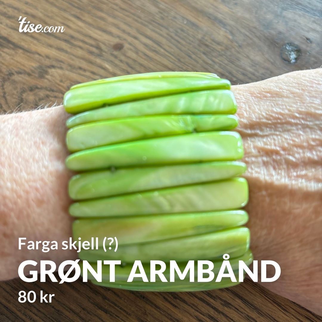 Grønt armbånd