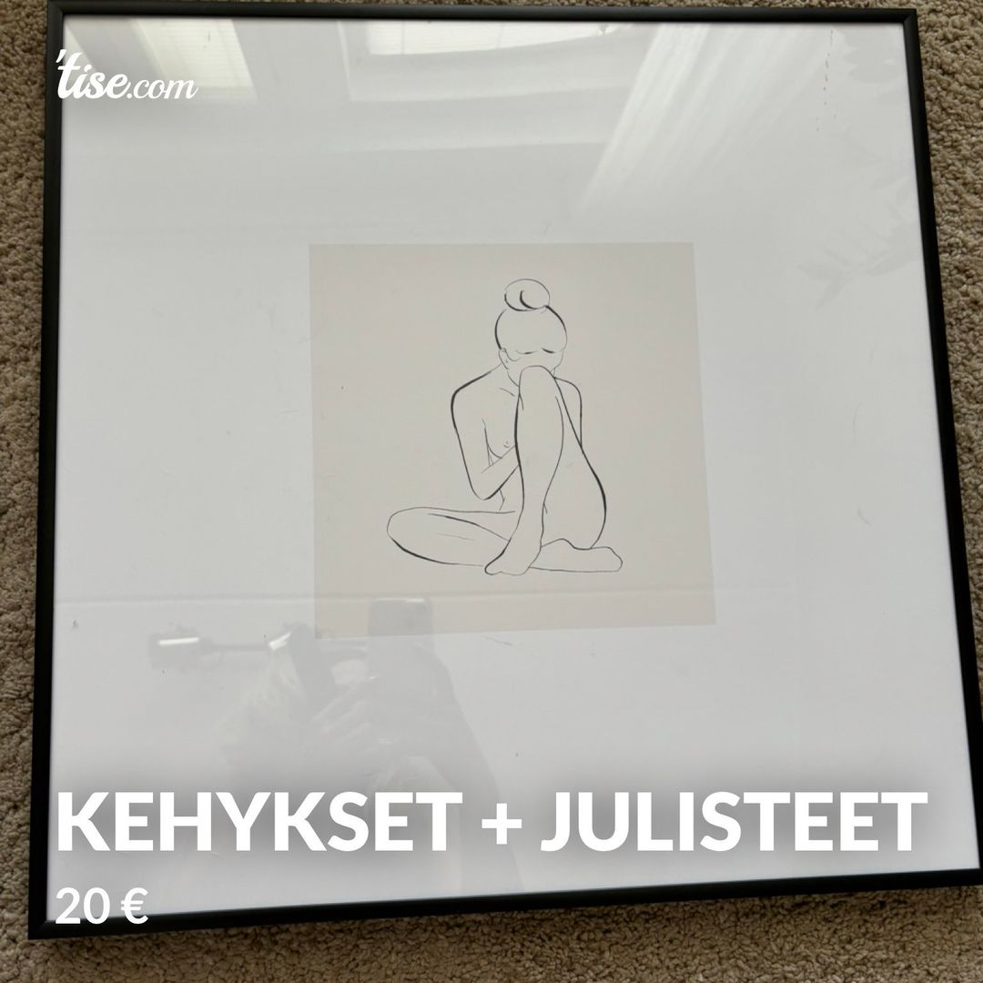 Kehykset + julisteet