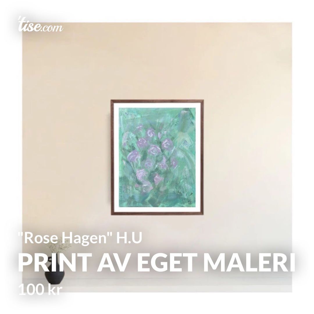 Print av eget maleri