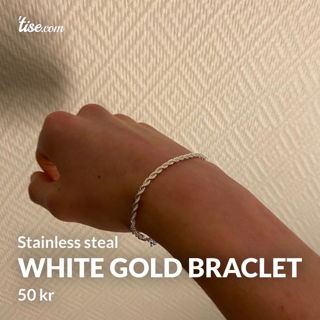 White gold braclet