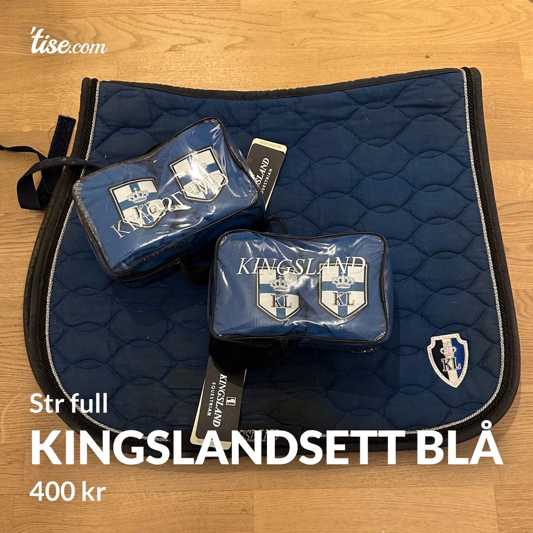 Kingslandsett blå