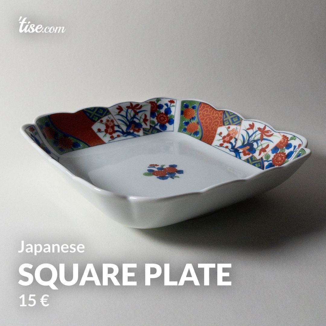 Square plate