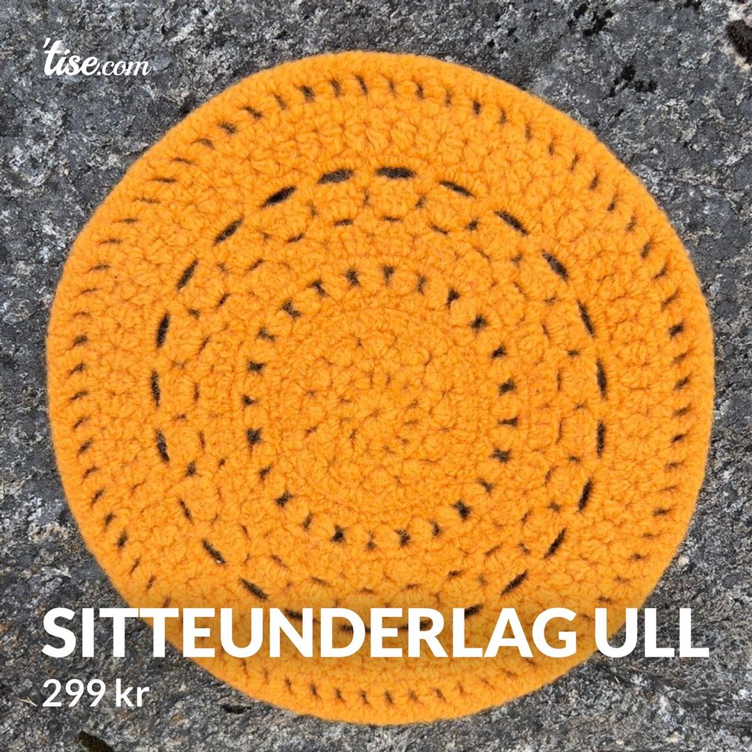 Sitteunderlag ull