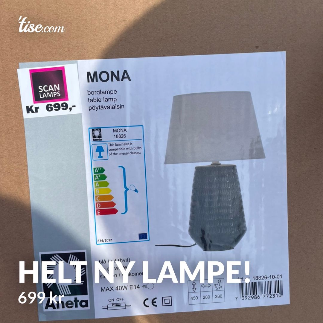 Helt ny lampe!