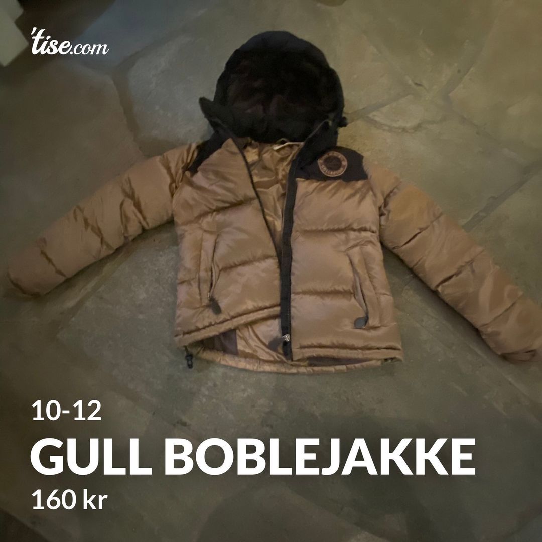 Gull boblejakke