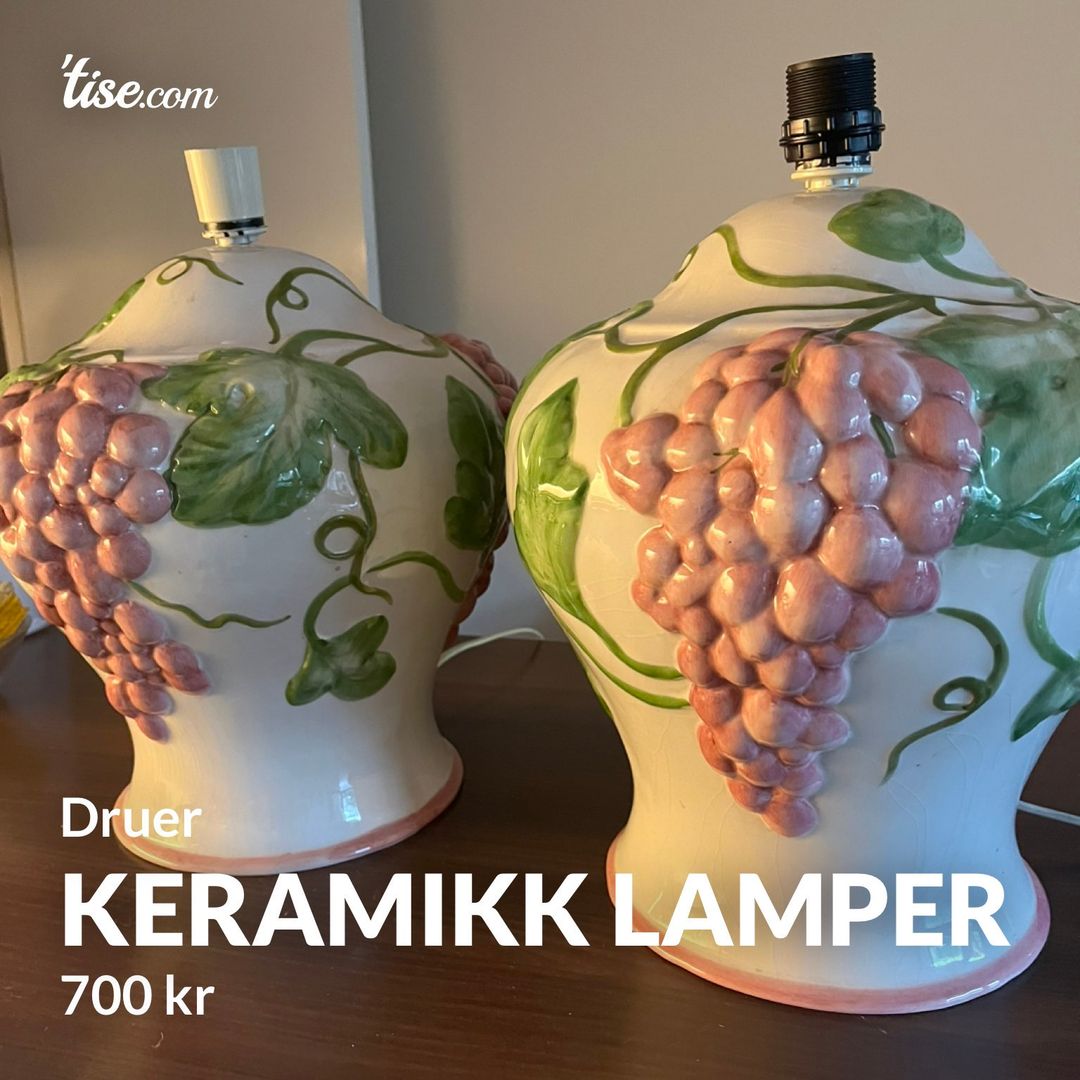 Keramikk lamper