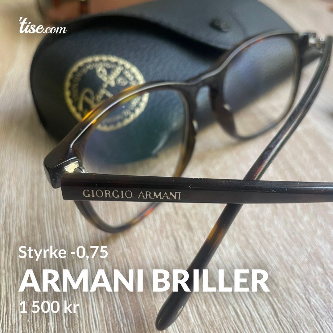 Armani briller